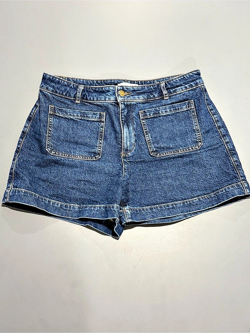 LOFT Denim Jean Shorts Blue Size 8 Like New
